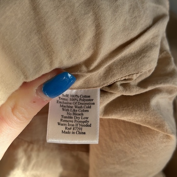 Johnny Was Los Angeles Khaki Embroidered Coeur Libre Jacket Size Small - Picture 9 of 9